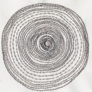 Untitled (Concentric loop knot stitch), 2006